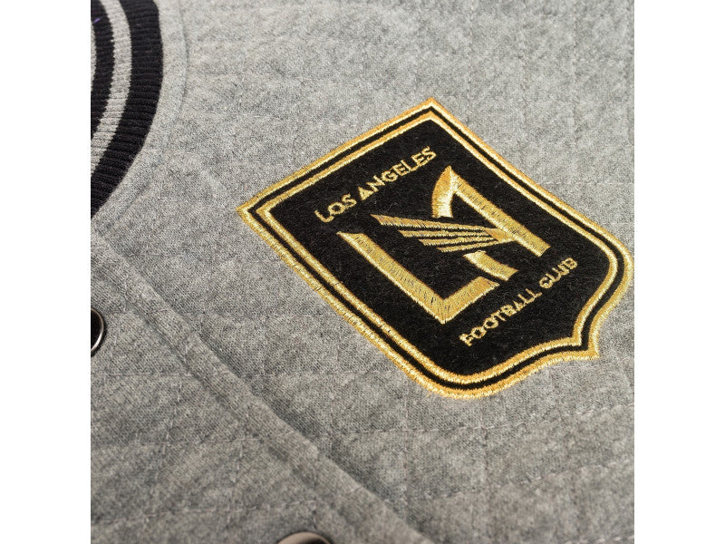 LAFC Womens Quilted Jacket Women's - BFJKEL18111-LAFGYHT-MITCHELL & NESS by Mitchell & Ness | Available at Niky's Sports