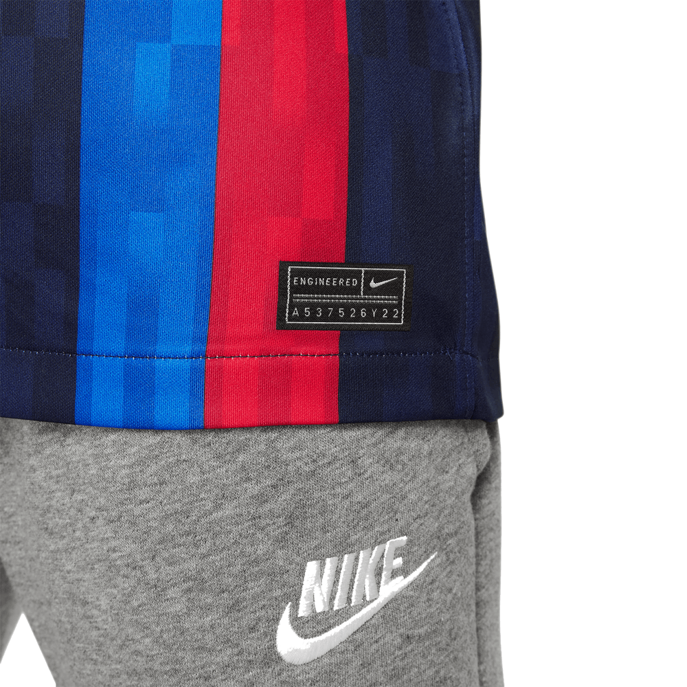Nike FC Barcelona 2022/23 Stadium Home Soccer Jersey Youth