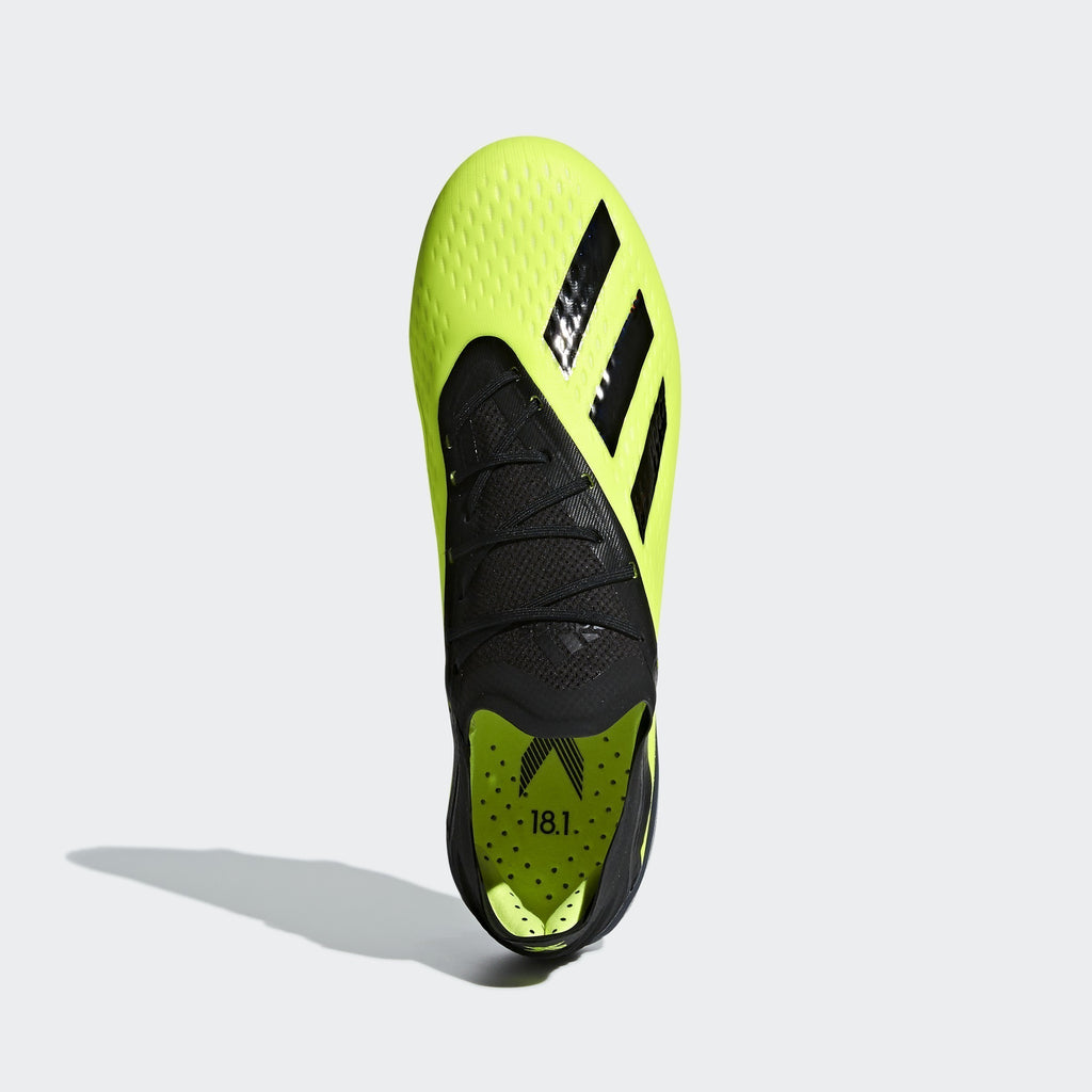 X 18.1 FG Soccer Cleats - Yellow/Black/White - DB2251-ADIDAS by Adidas | Available at Niky's Sports