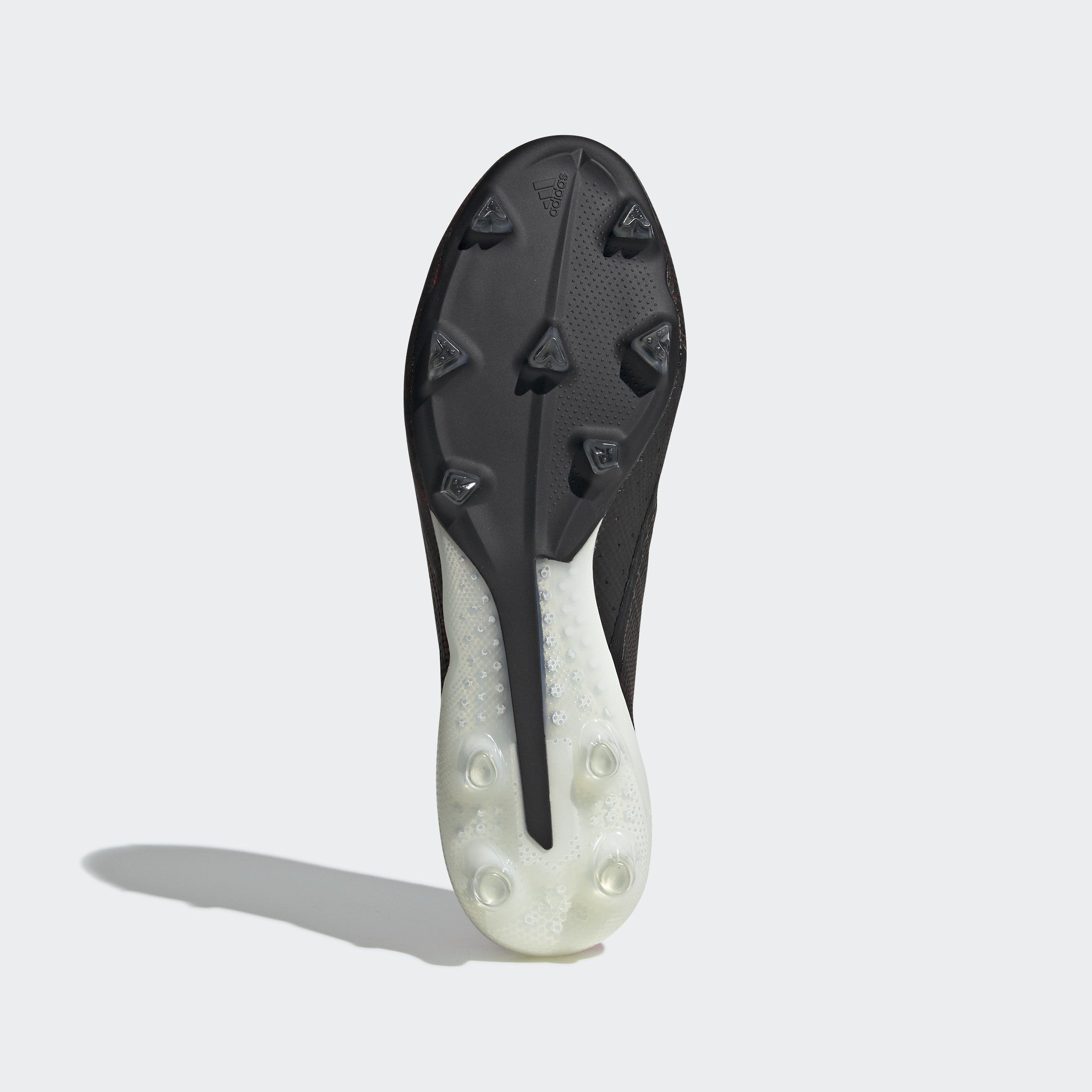 Men's X 18+ FG Soccer Cleats - Black/Cloud White/Red - BB9335-ADIDAS by Adidas | Available at Niky's Sports