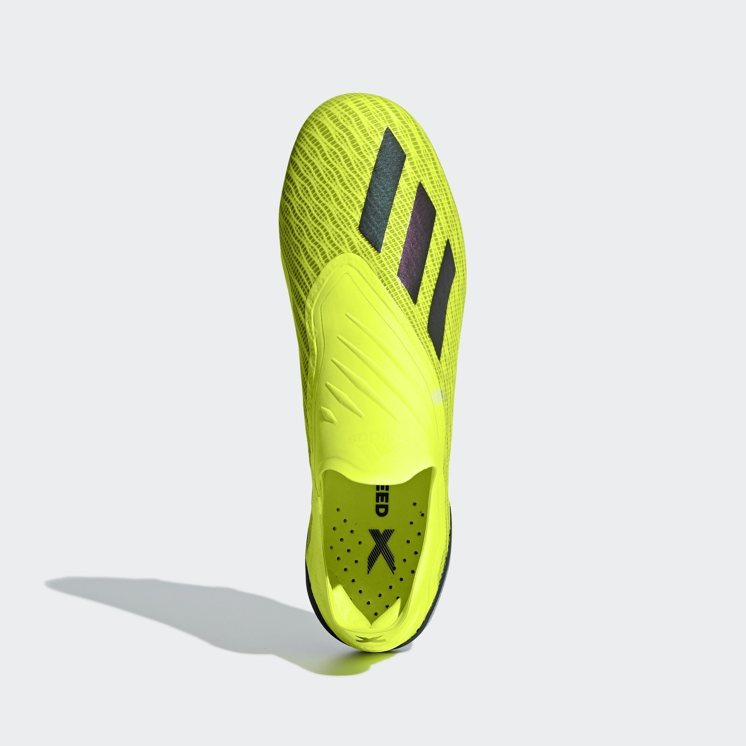 X 18+ FG Men's Soccer Cleats - Yellow/Black/White - DB2214-ADIDAS by Adidas | Available at Niky's Sports