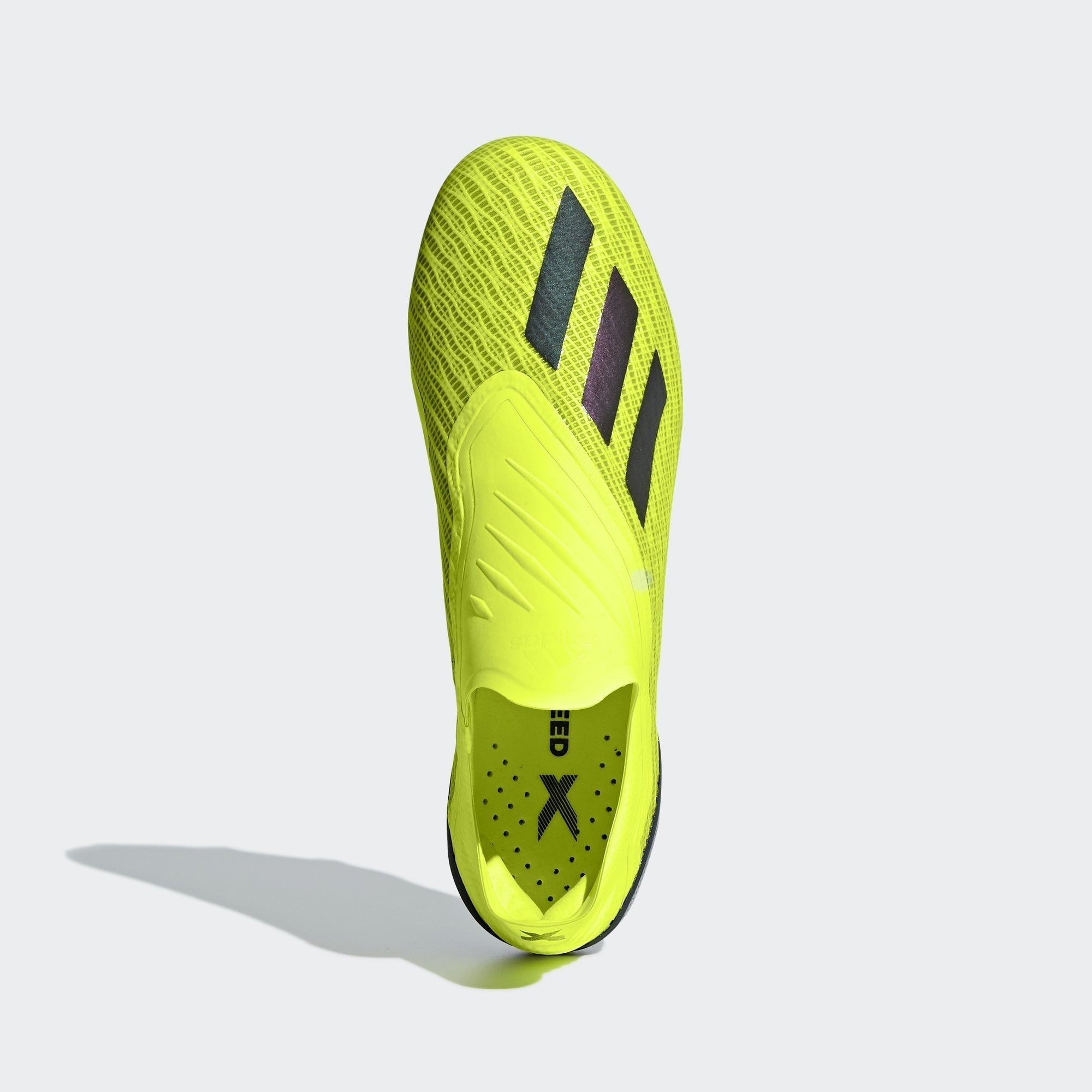X 18+ FG Men's Soccer Cleats - Yellow/Black/White - DB2214-ADIDAS by Adidas | Available at Niky's Sports