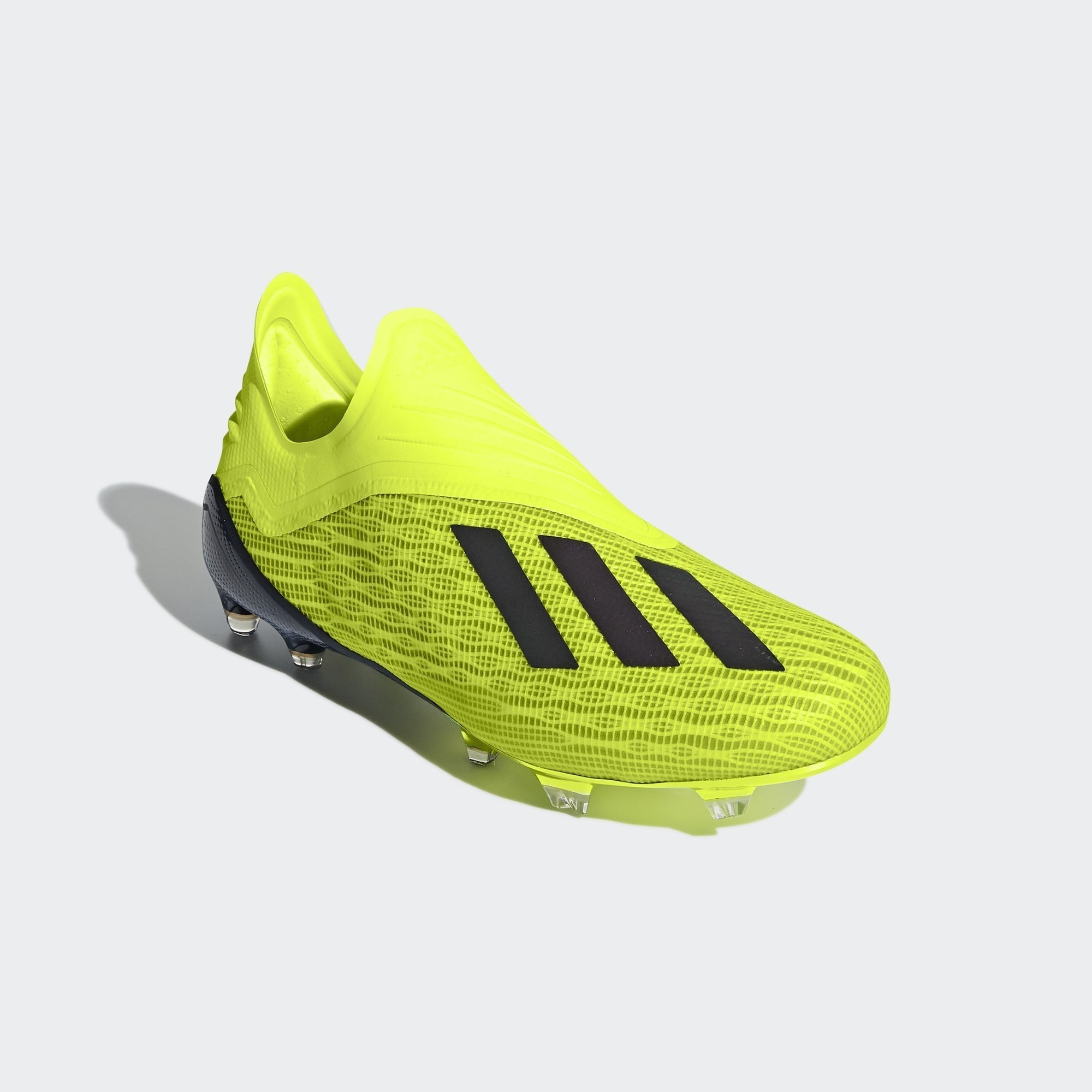 X 18+ FG Men's Soccer Cleats - Yellow/Black/White - DB2214-ADIDAS by Adidas | Available at Niky's Sports