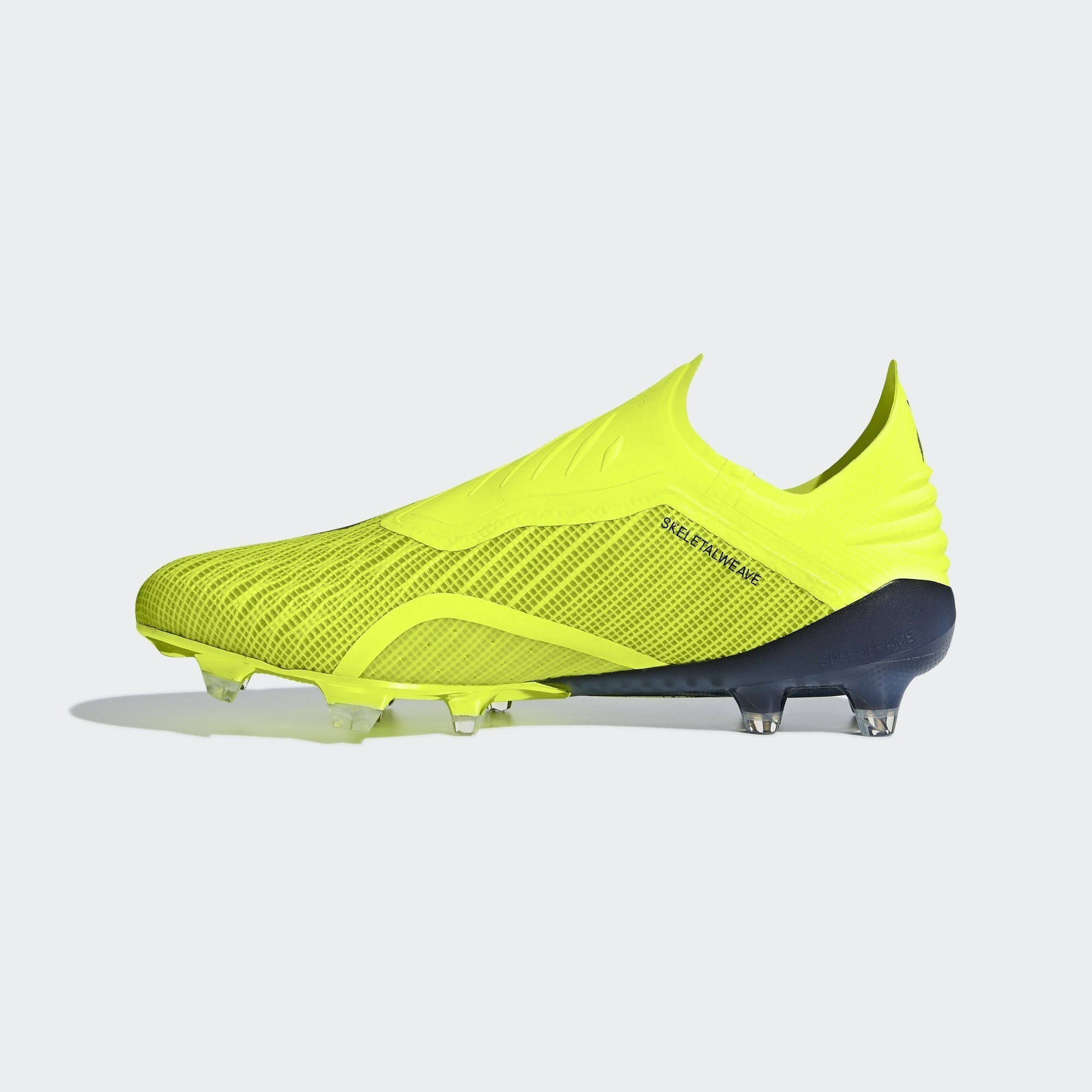 X 18+ FG Men's Soccer Cleats - Yellow/Black/White - DB2214-ADIDAS by Adidas | Available at Niky's Sports