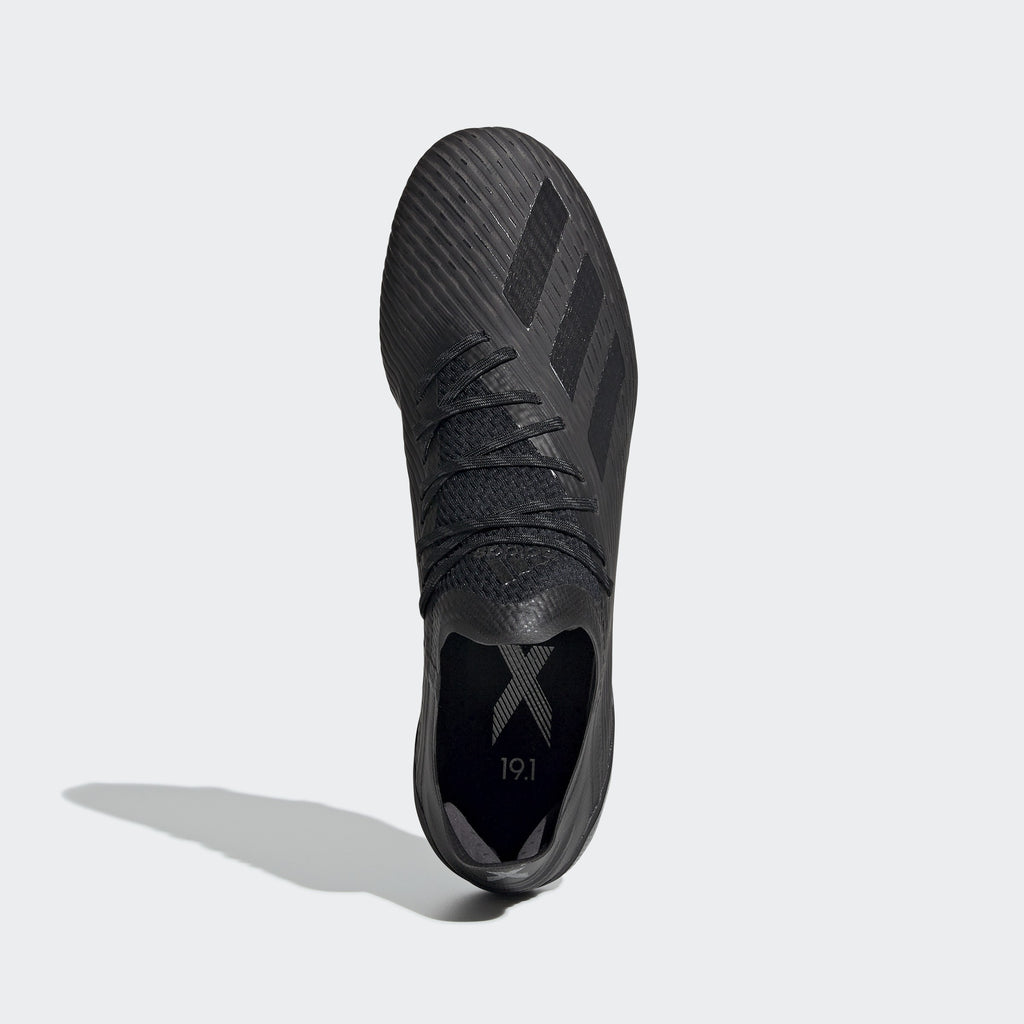 Men's X 19.1 FG Cleats - Utility Black/Silver - F35314-ADIDAS by Adidas | Available at Niky's Sports