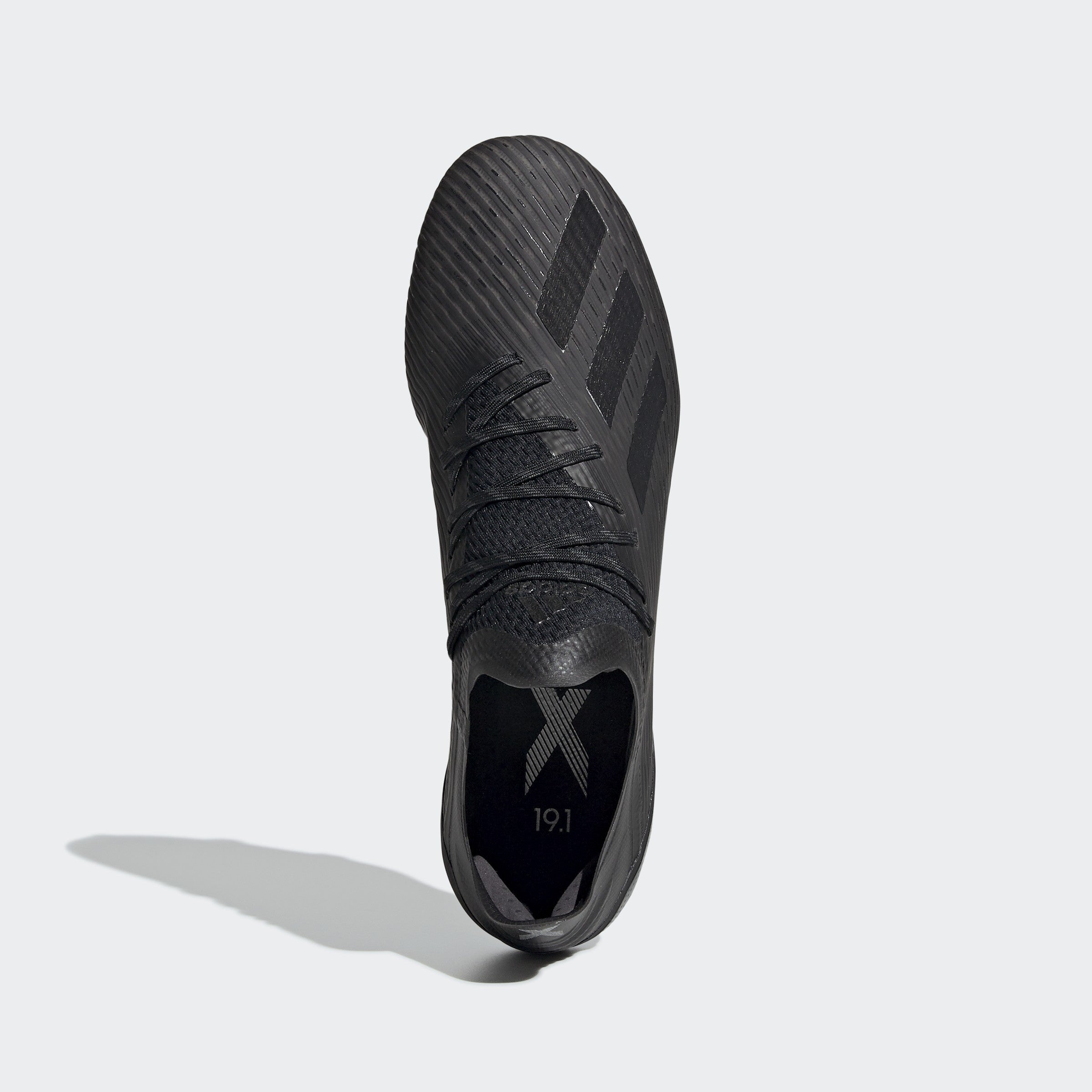Men's X 19.1 FG Cleats - Utility Black/Silver - F35314-ADIDAS by Adidas | Available at Niky's Sports