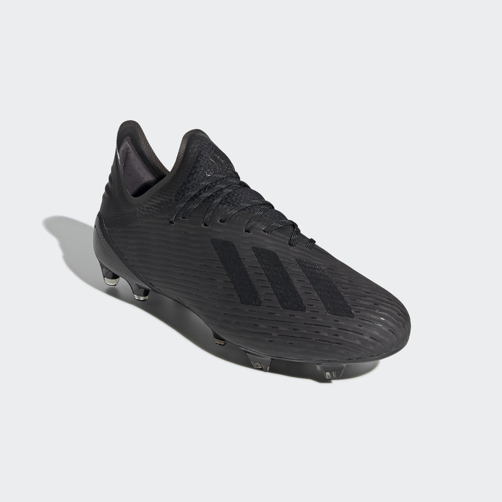 Men's X 19.1 FG Cleats - Utility Black/Silver - F35314-ADIDAS by Adidas | Available at Niky's Sports
