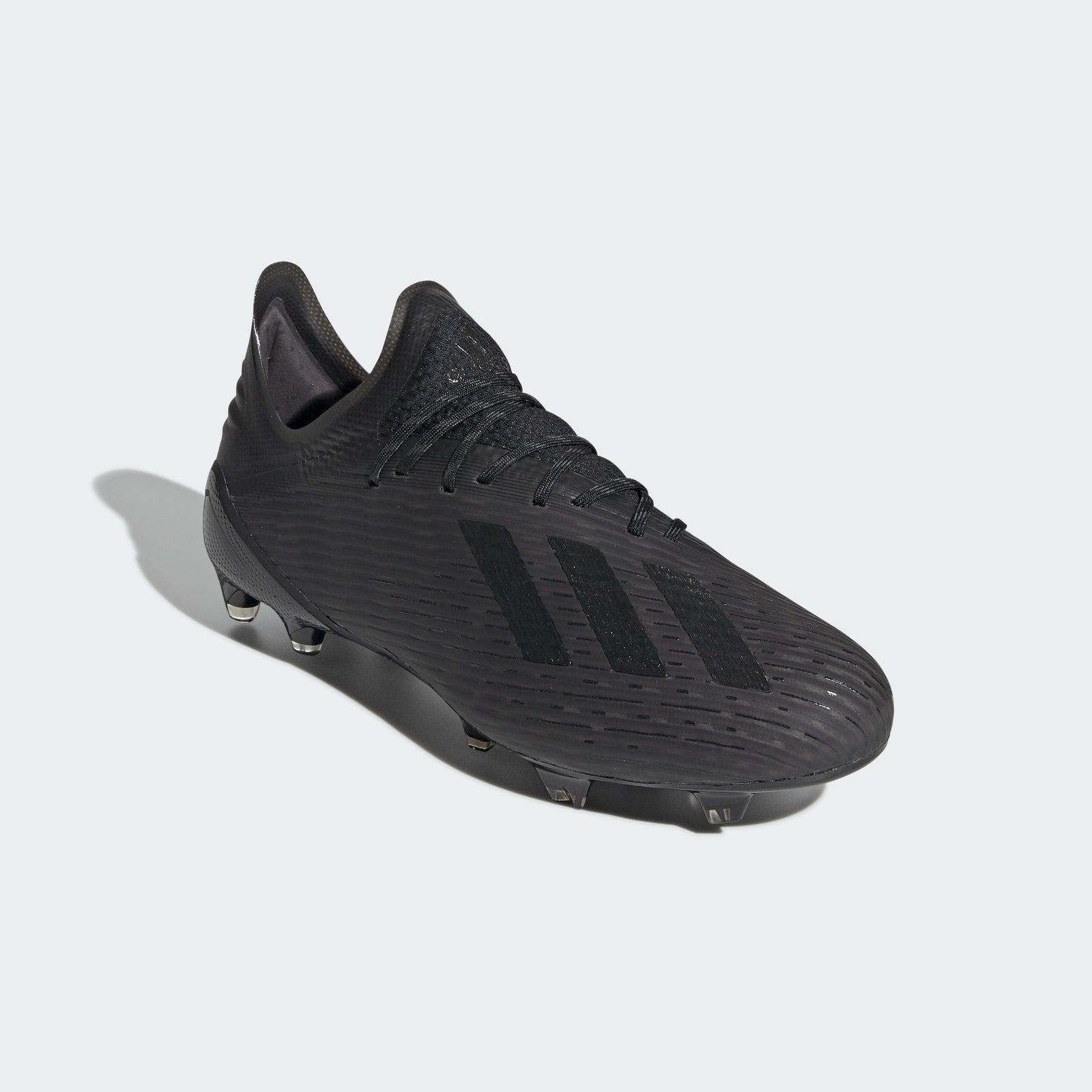 Men s X 19.1 FG Cleats Utility Black Silver