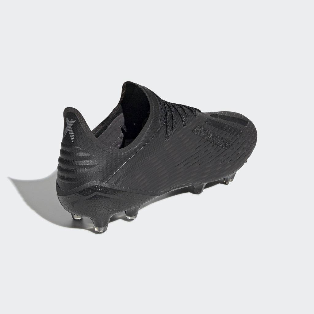 Men's X 19.1 FG Cleats - Utility Black/Silver - F35314-ADIDAS by Adidas | Available at Niky's Sports