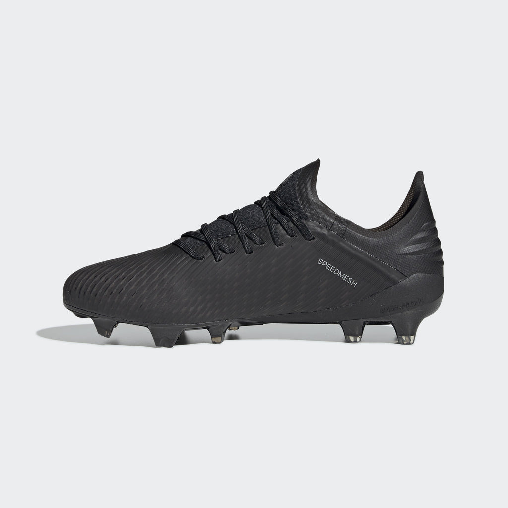 Men's X 19.1 FG Cleats - Utility Black/Silver - F35314-ADIDAS by Adidas | Available at Niky's Sports