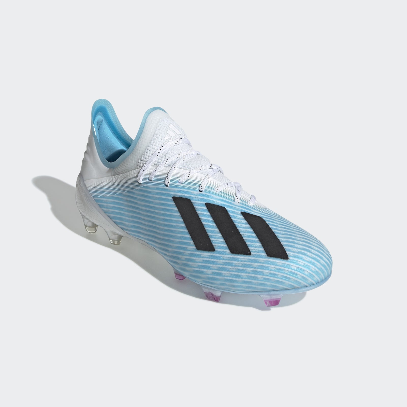 Men s X 19.1 FG Cleats Bright Cyan Core Black Shock Pink