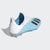 Kid's X 19.1 FG Cleats - Bright Cyan/Core Black/Shock Pink
