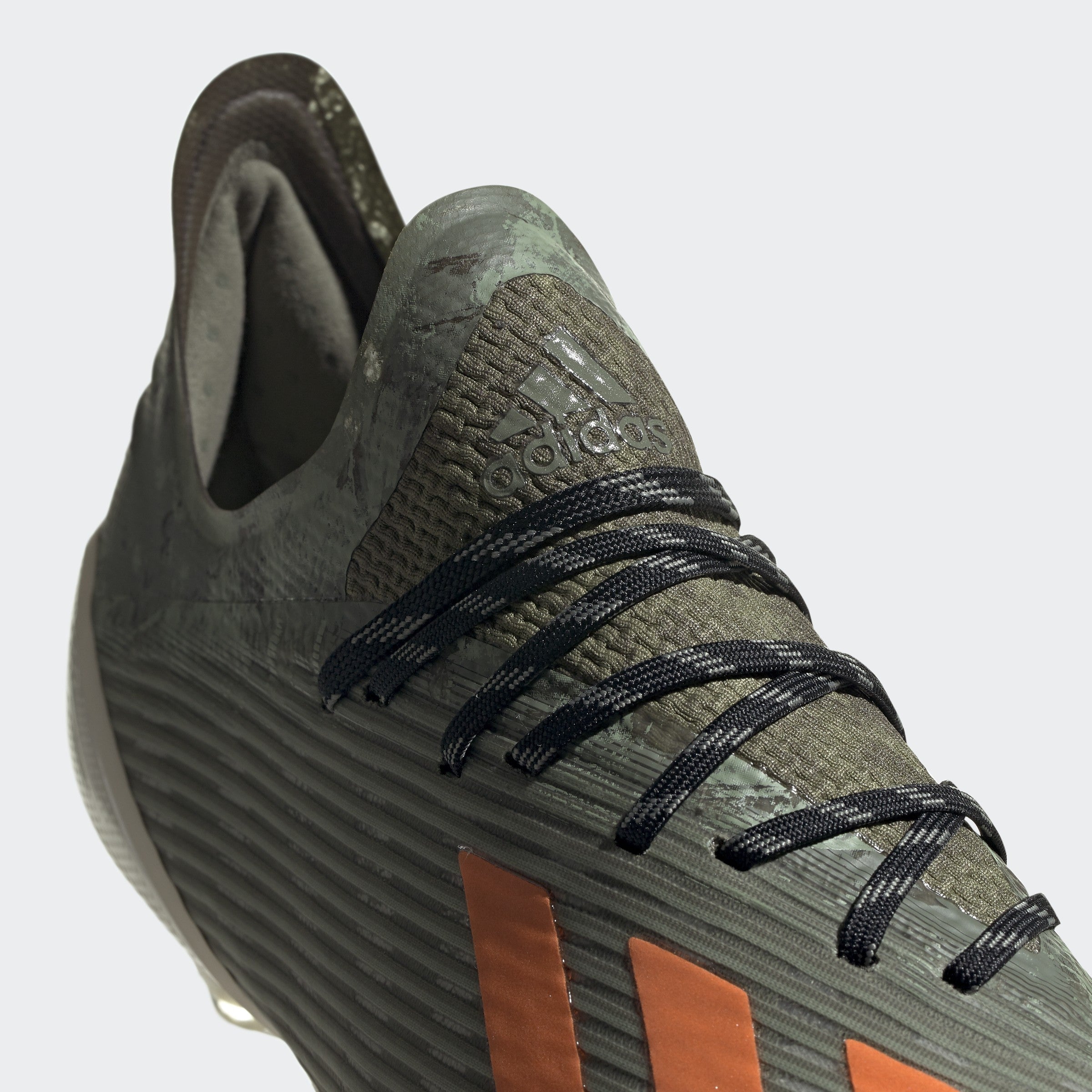 X 19.1 FG cleats- Legacy Green / Solar Orange / Chalk White - EF8296-ADIDAS by Adidas | Available at Niky's Sports