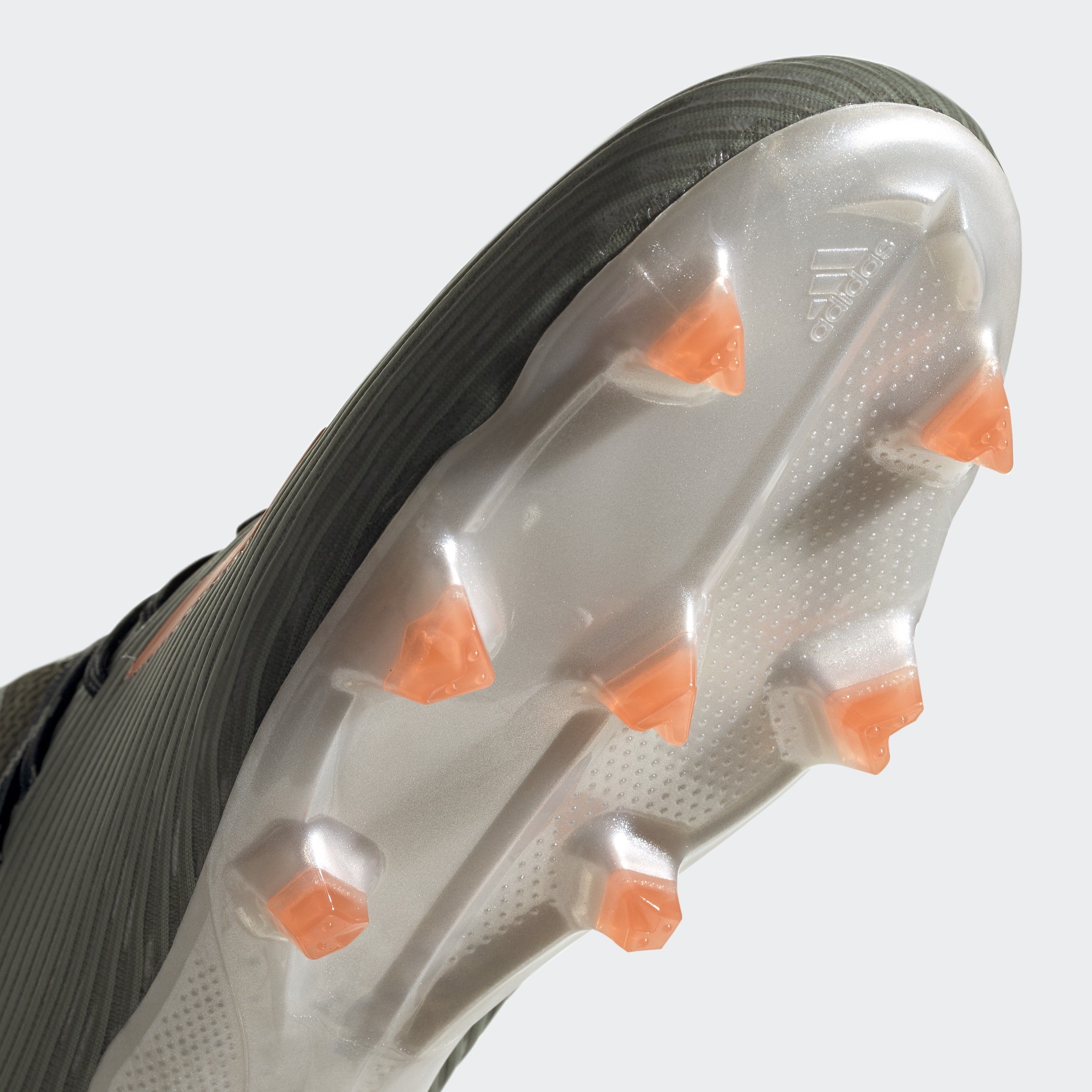 X 19.1 FG cleats- Legacy Green / Solar Orange / Chalk White - EF8296-ADIDAS by Adidas | Available at Niky's Sports