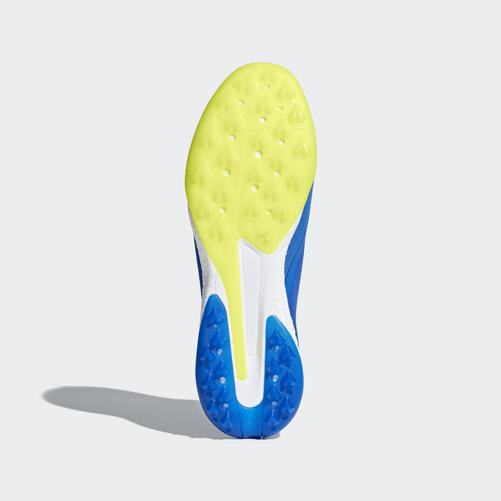 Men's X Tango 18 + TF Soccer Shoes - Blue Solar/Yellow Core/Black - BB6595-ADIDAS by Adidas | Available at Niky's Sports
