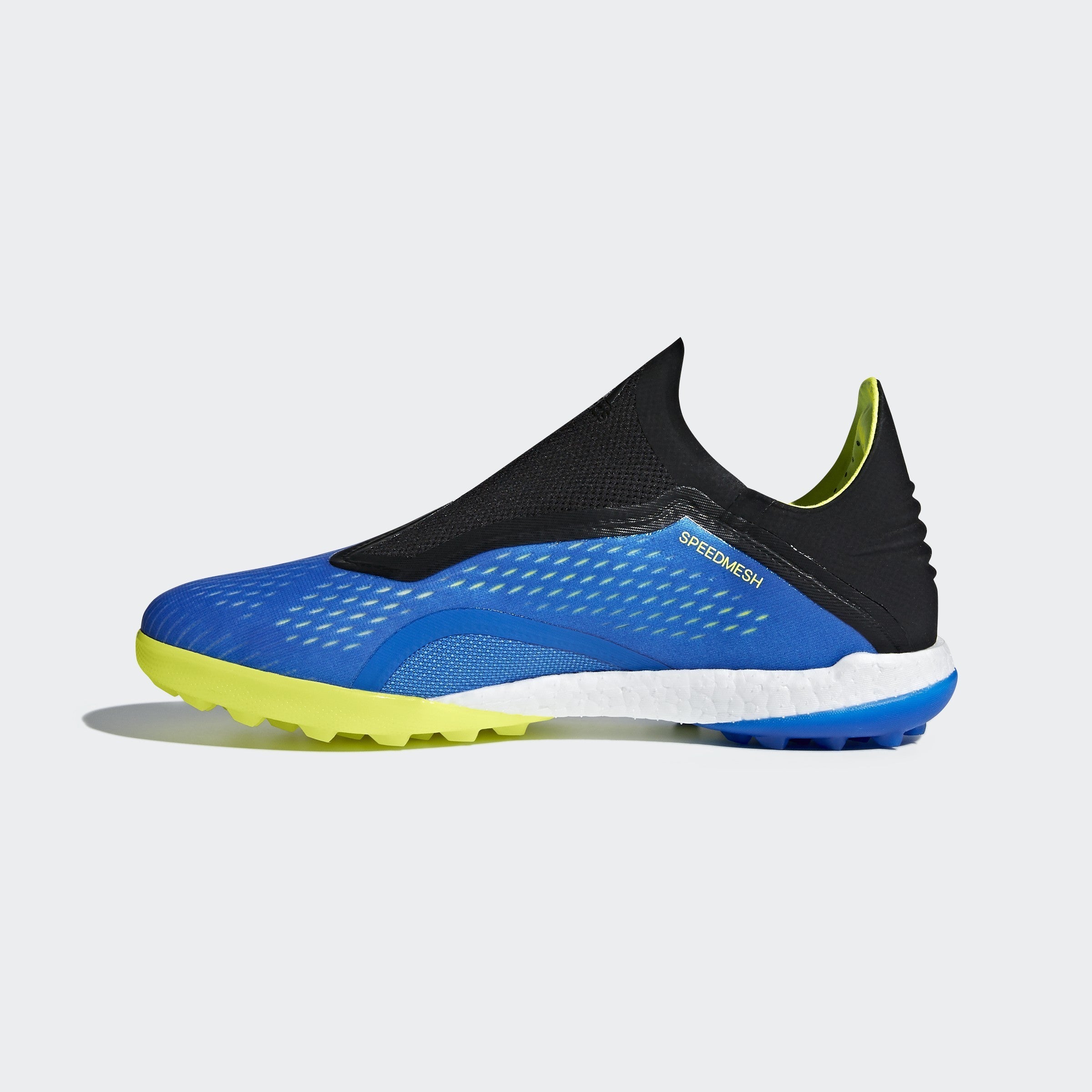 Men s X Tango 18 TF Soccer Shoes Blue Solar Yellow Core Black