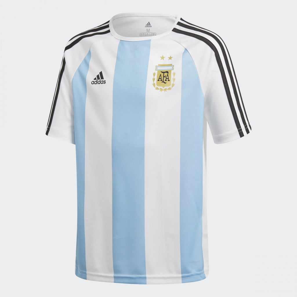 Kid's Argentina Home Jersey - White/Clear Blue/Black - CE8452-ADIDAS by Adidas | Available at Niky's Sports
