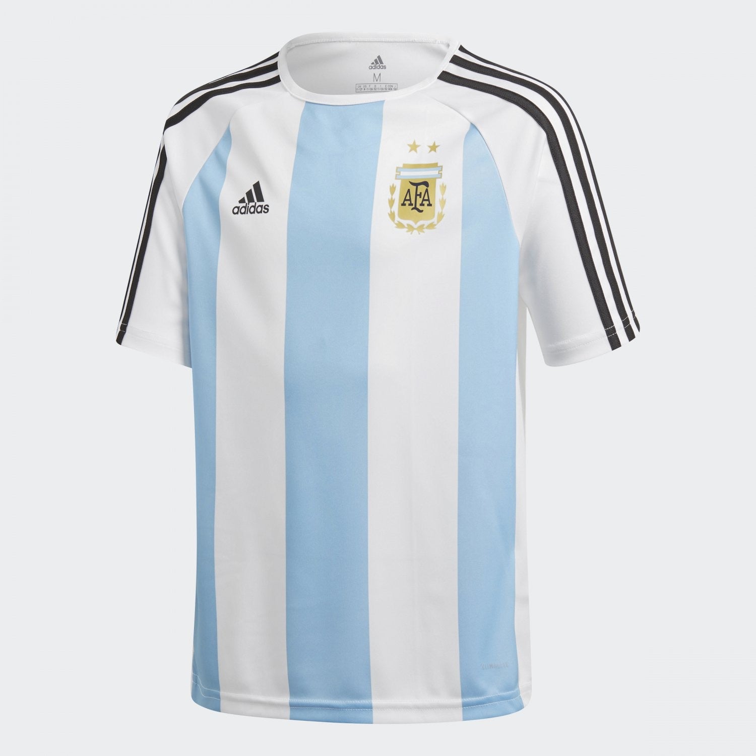 Kid's Argentina Home Jersey - White/Clear Blue/Black - CE8452-ADIDAS by Adidas | Available at Niky's Sports